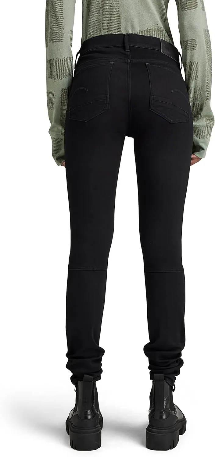 G-STAR RAW Women's 1914 Moto 3D Skinny Fit Jeans