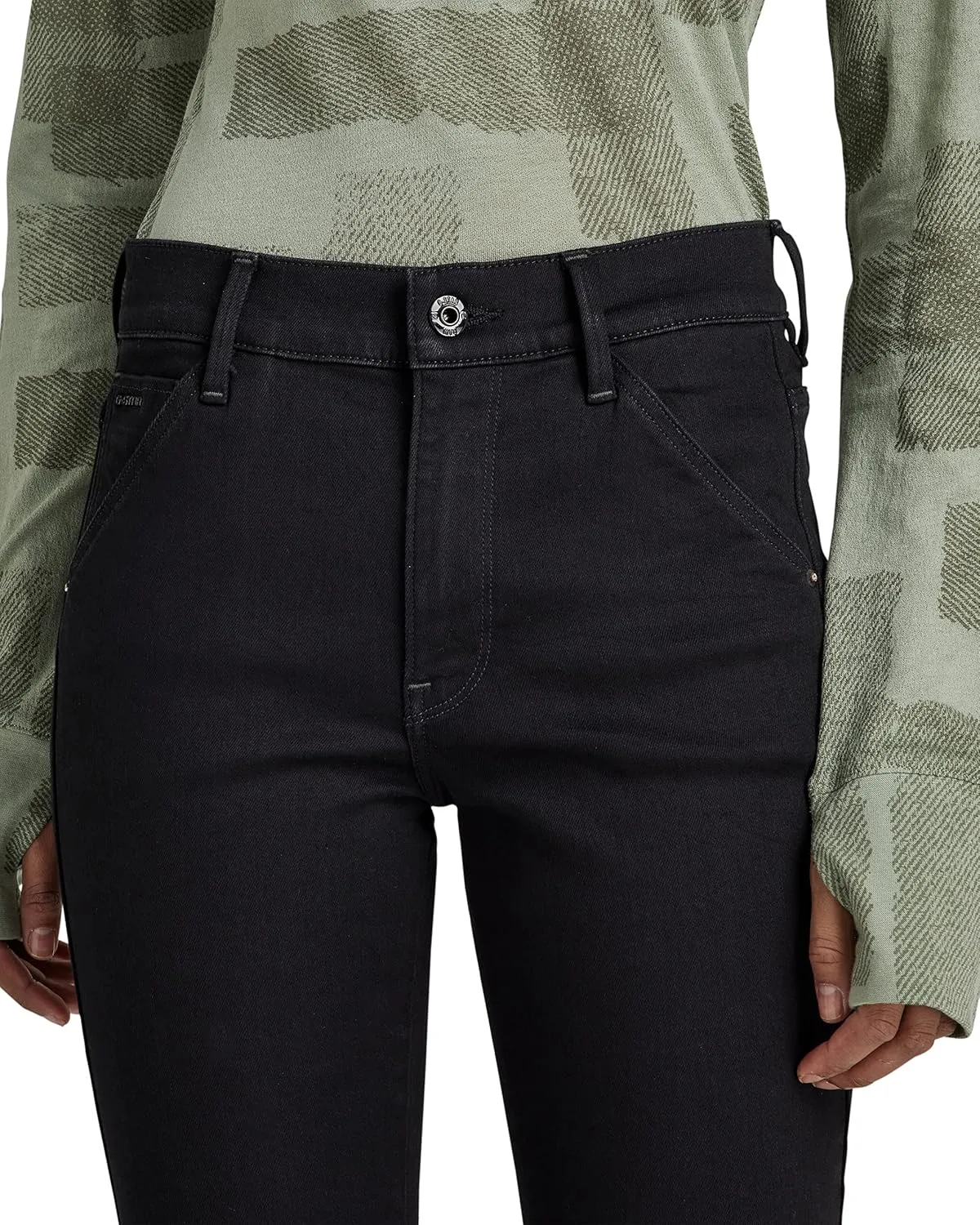 G-STAR RAW Women's 1914 Moto 3D Skinny Fit Jeans