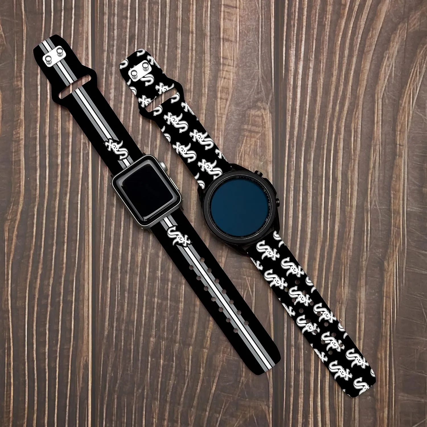 Game Time Chicago White Sox Quick Change HD Watch Band Compatible with Samsung and More