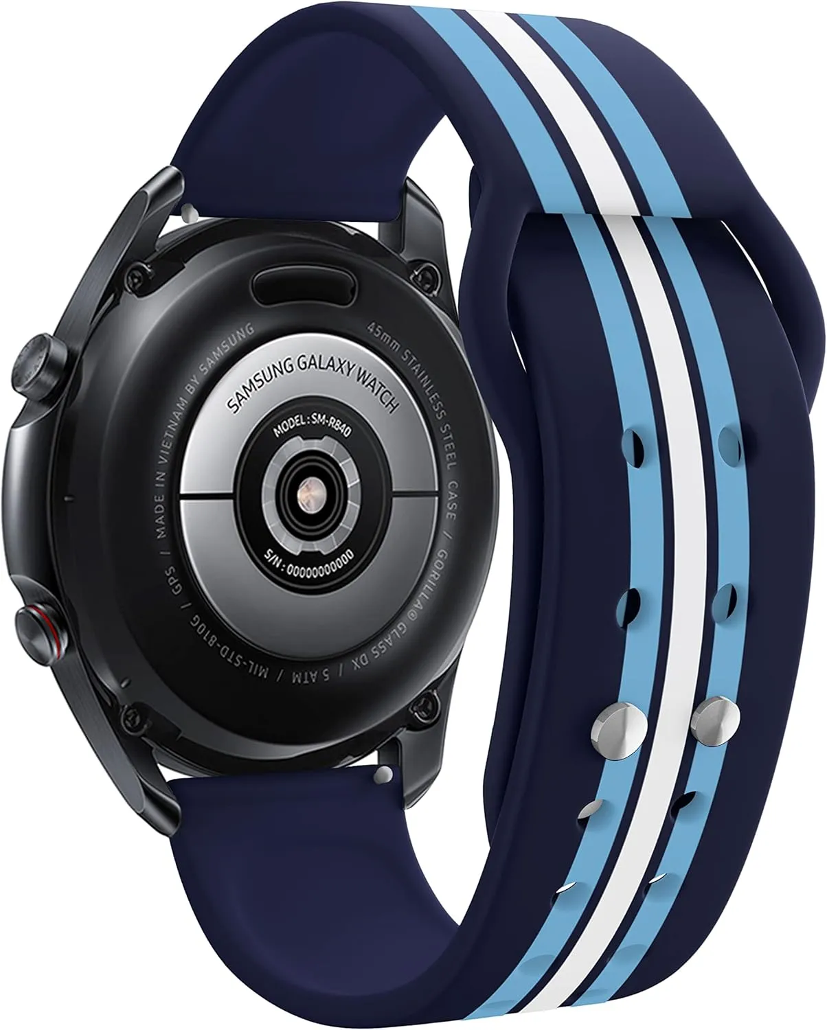 Game Time Tampa Bay Rays Quick Change HD Watch Band Compatible with Samsung and More