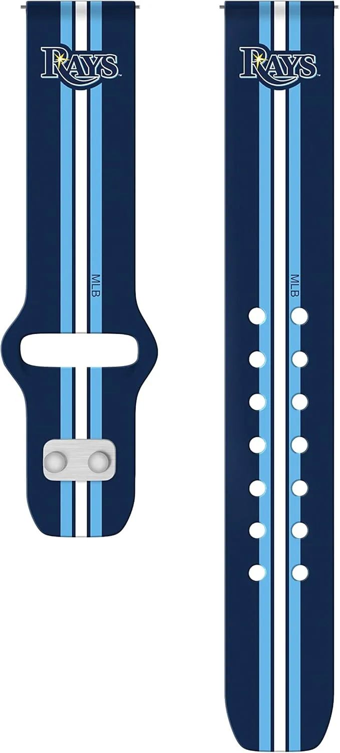 Game Time Tampa Bay Rays Quick Change HD Watch Band Compatible with Samsung and More