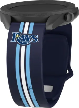 Game Time Tampa Bay Rays Quick Change HD Watch Band Compatible with Samsung and More