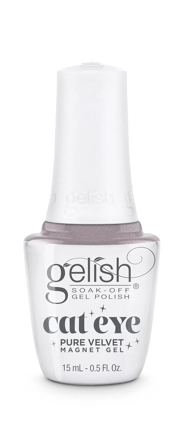 Gelish Cat Eye Pure Velvet Magnet – Magnetic Gel Polish, Stunning Reflections, Two-Toned Color Shift, Gorgeous Cat Eye Designs, Long-Lasting, Vegan, & Cruelty-Free (Feel The Allure, 15mL)