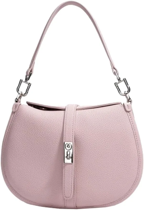 Genuine Leather Crossbody Bags for Women Elegant Handbags for Women 2025 Designer Crescent Bag Top-handle Hobo Purse Trending