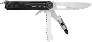 Gerber Gear Armbar Trade 8-in-1 Multi-tool - 2.5" Plain Edge Blade, Pry Bar, Hammer - EDC Gear and Equipment - Onyx