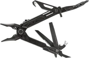 Gerber Gear Center Drive Rescue - Multitool Knife with Pliers, Strippers & Strap Cutter - Portable EDC Tactical Gear for Camping & Outdoor - Utility Tool - Berry Compliant Sheath - Made in USA - Black