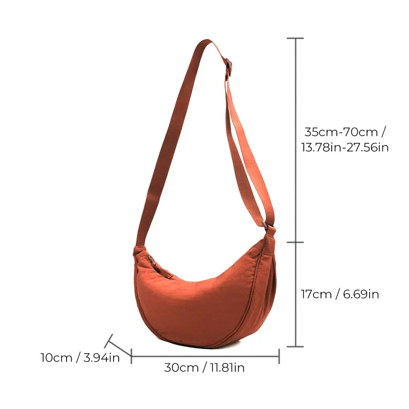 GIA | Colorful Half-Moon Crossbody Bag