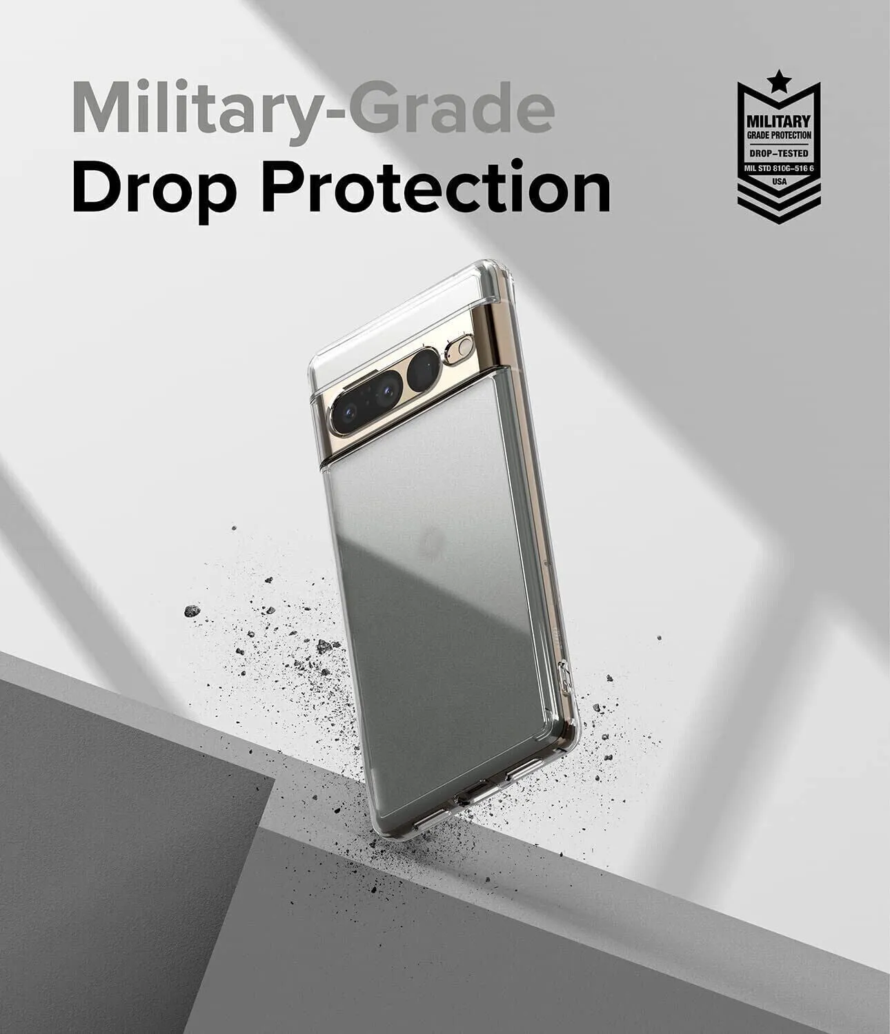 Google Pixel 7 Pro Case , Clear Cover & Glass Screen Protector
