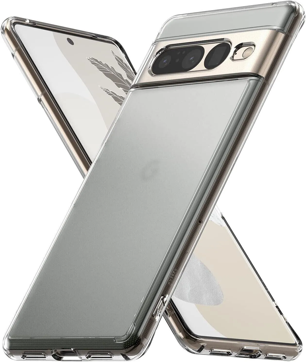 Google Pixel 7 Pro Case , Clear Cover & Glass Screen Protector