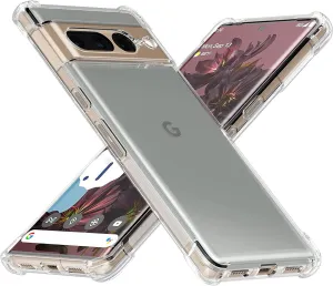 Google Pixel 7 Pro Case Clear Silicone Slim Shockproof Gel Cover