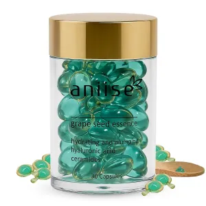 Grape Seed Oil Capsules Skin Care 30 Individual Capsules Serum for Face Improve Health Of Skin, Fight Signs Of Aging Softening and Hydrating The Skin