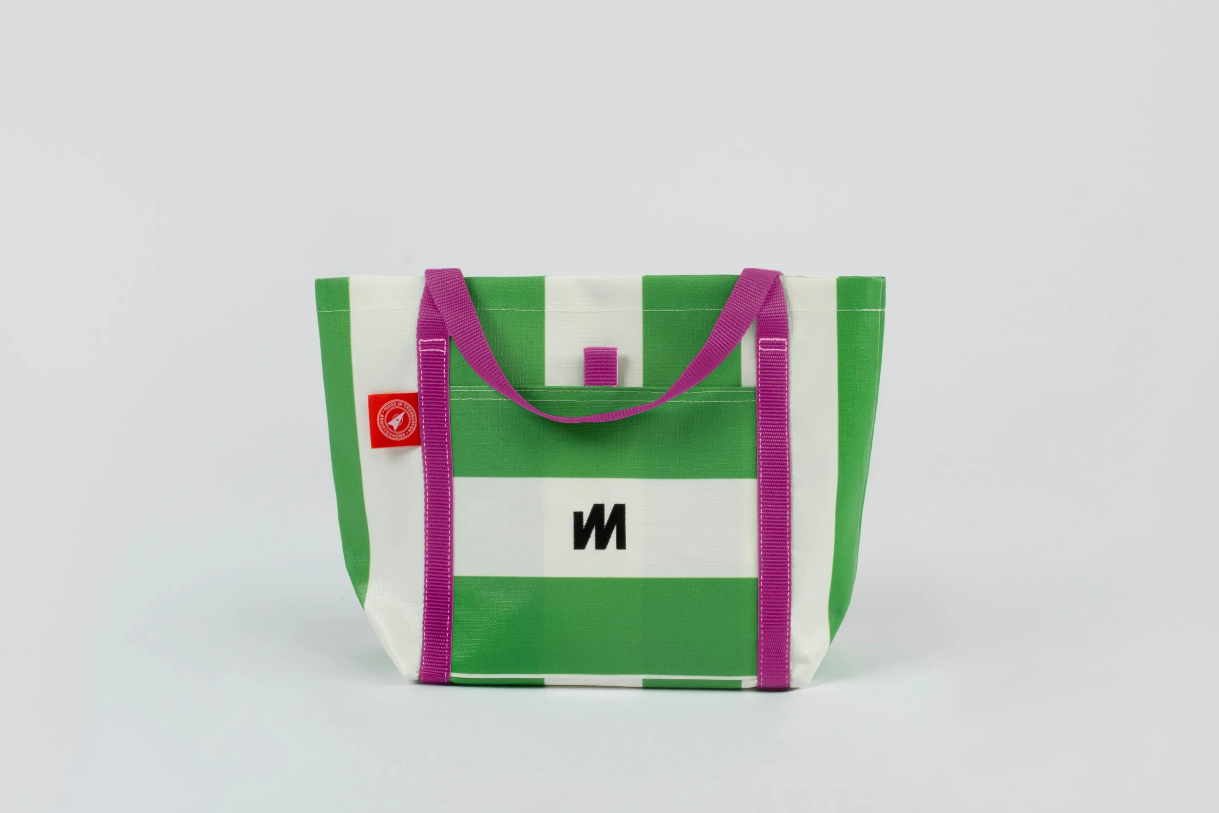 Green Tote - Classic Stripe