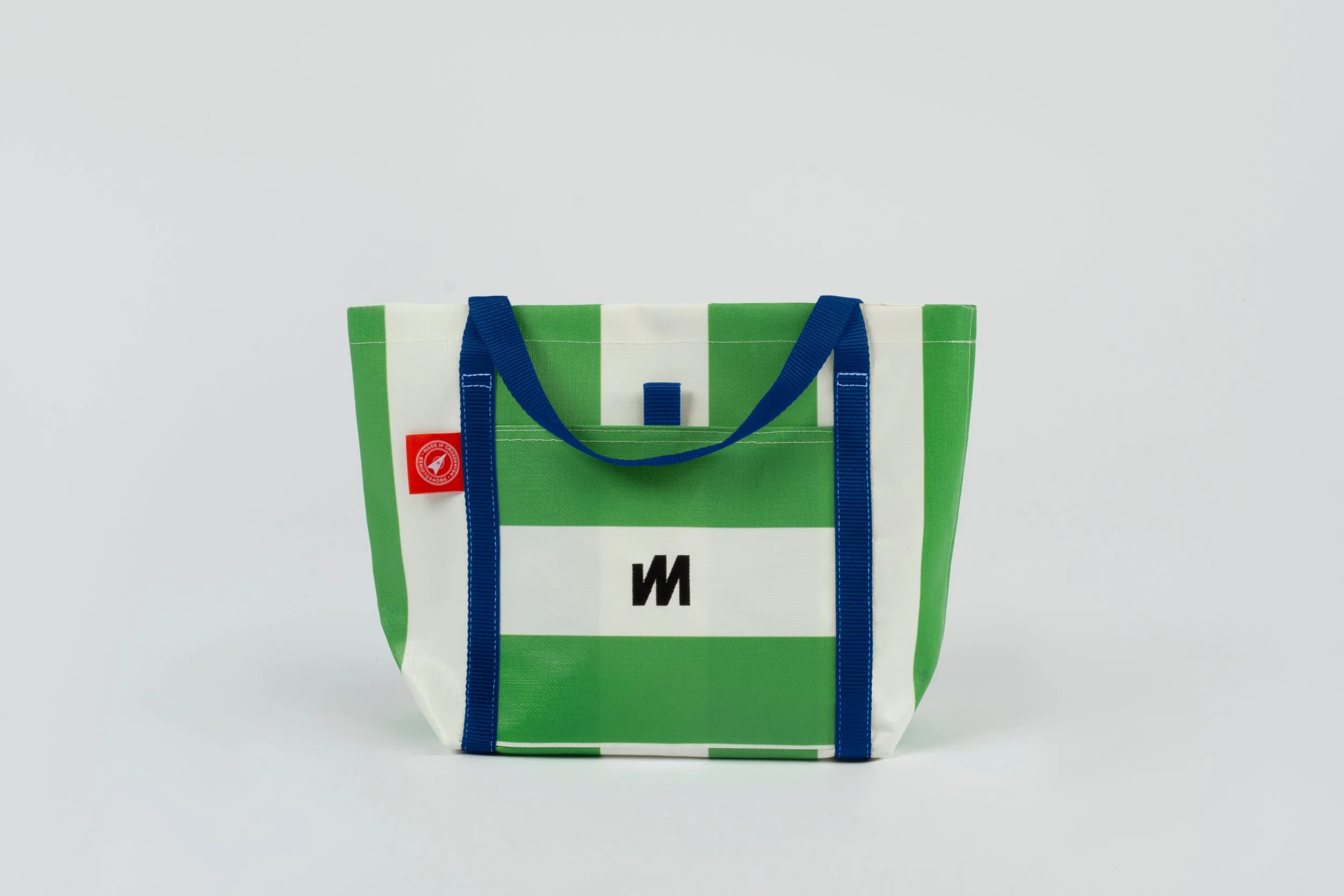 Green Tote - Classic Stripe