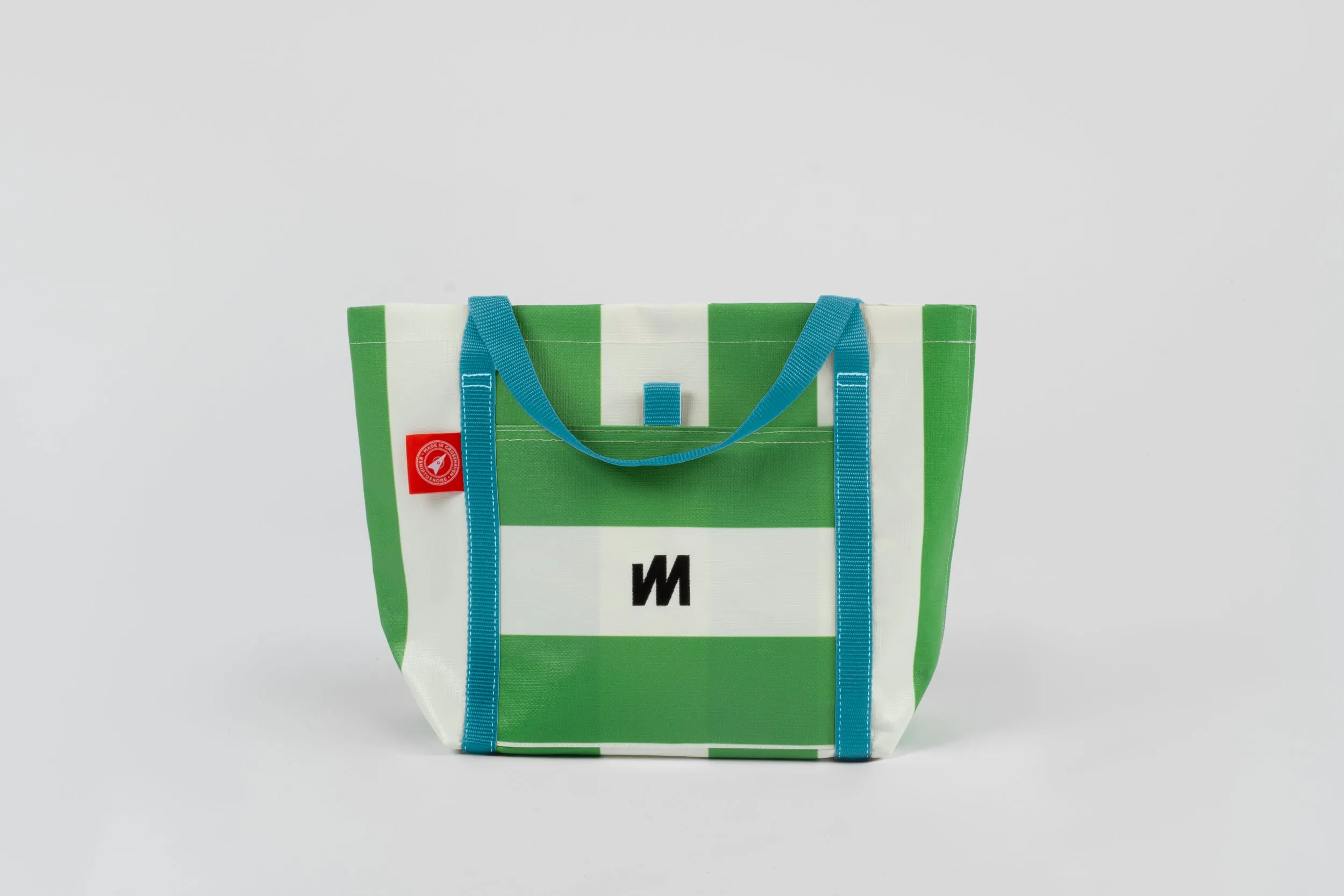 Green Tote - Classic Stripe
