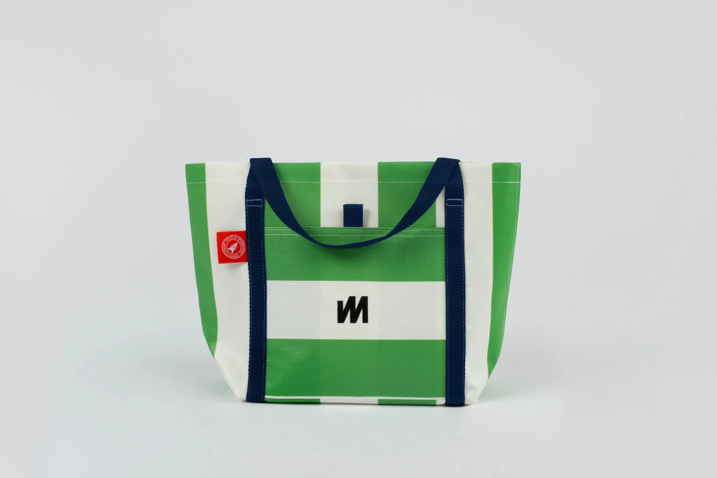 Green Tote - Classic Stripe