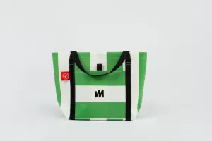 Green Tote - Classic Stripe