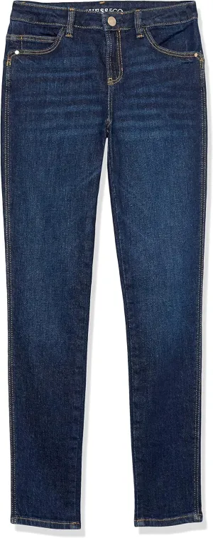 GUESS Girls' Stretch Denim Skinny 5 Pocket Jean