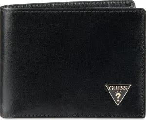 Guess Men's Classic Bifold Wallet with Card Slots, Bill Compartment and Id Window