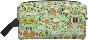 Guinea Pig Print Travel Toiletry Organizer Bag, Cosmetic & Storage Pouch For Travel And Daily Use