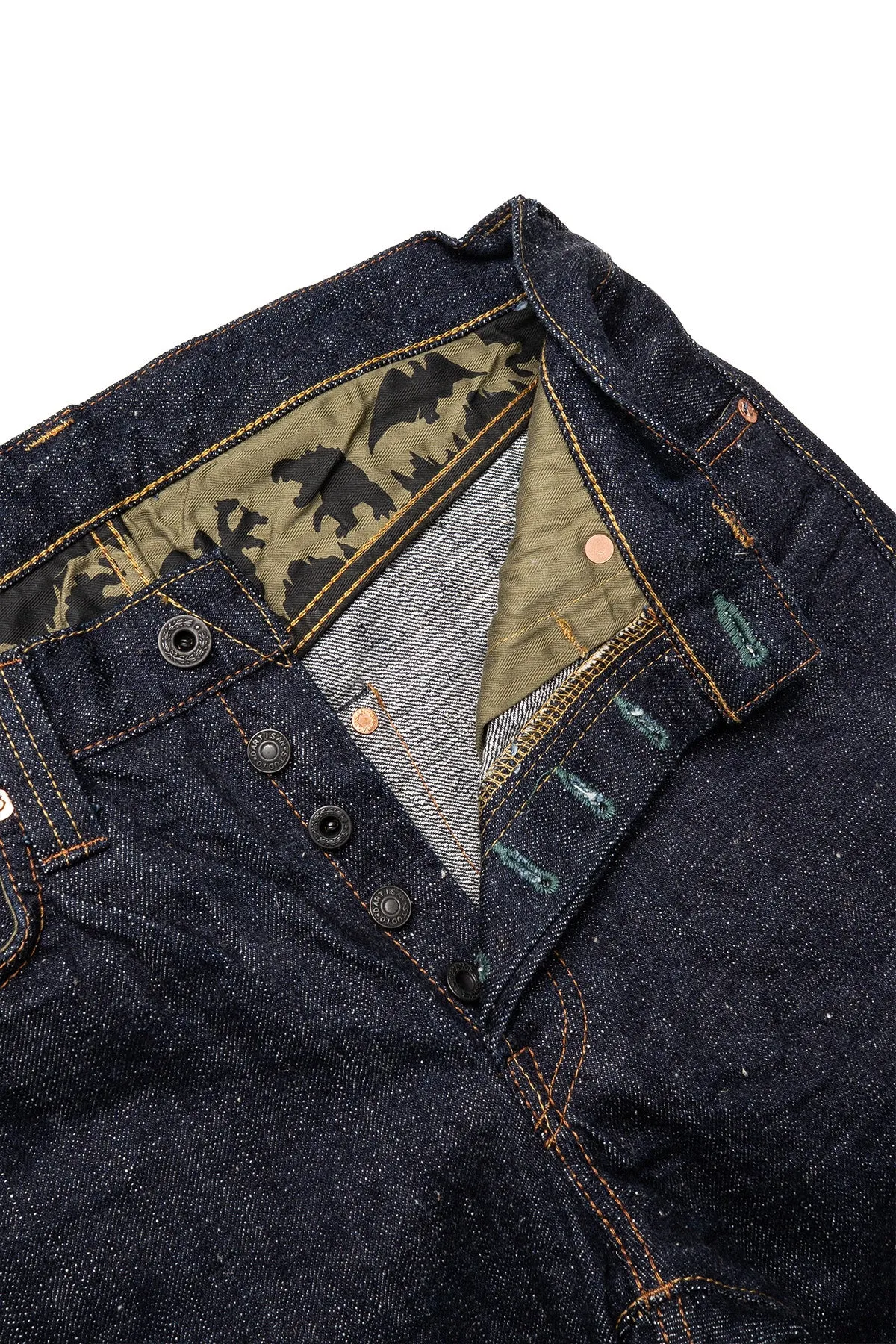 GZ-012S 18oz "Godzilla Great Monster War" Selvedge Jeans - Regular Straight