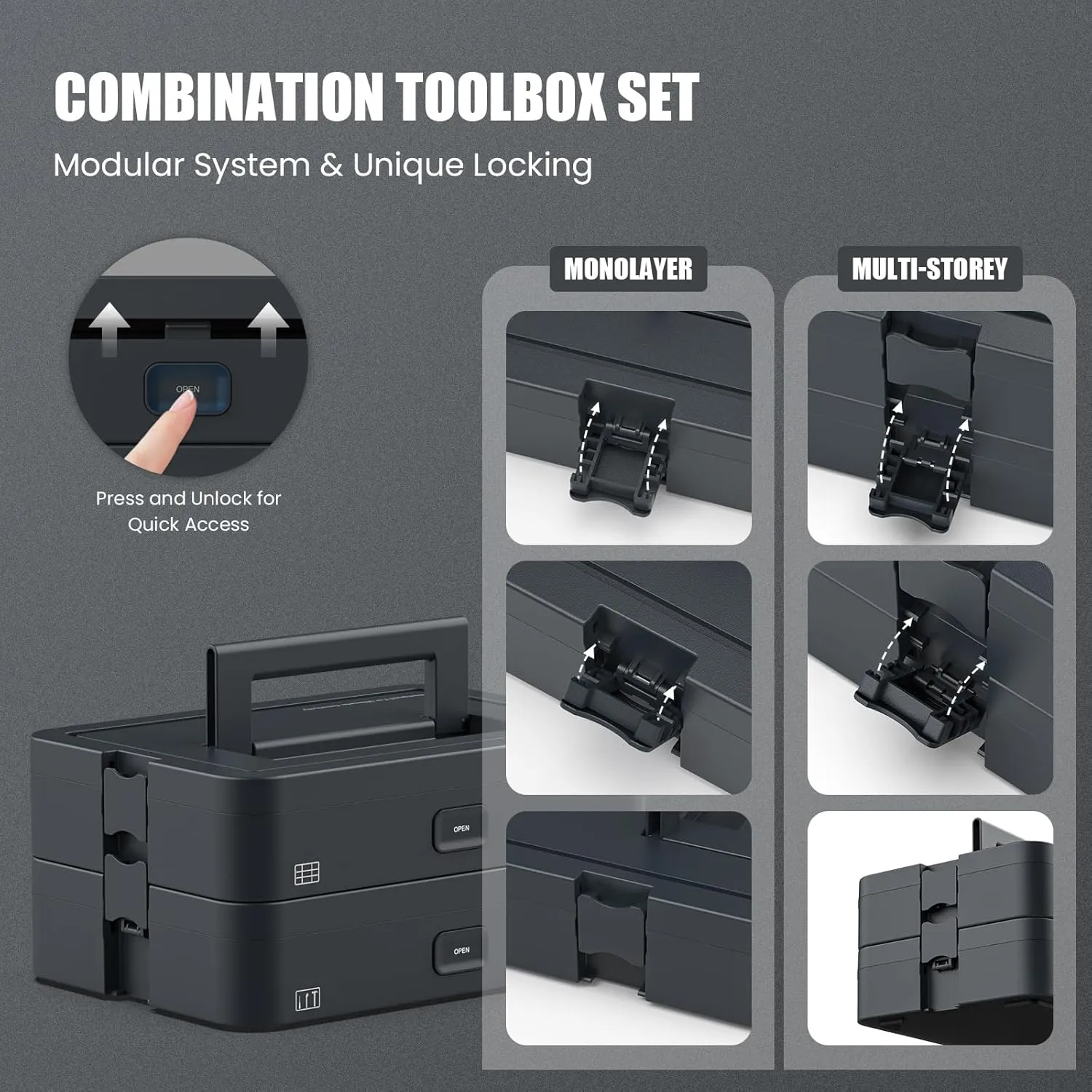 Hand Tool Set, DIY Set Accessory Tools, With Screwdriver Wrench Hammer Tape Plier, Cold Pressed Round Terminals Hexagon Socket Head Cap Screws, Includes All Essential Tools for Home Use
