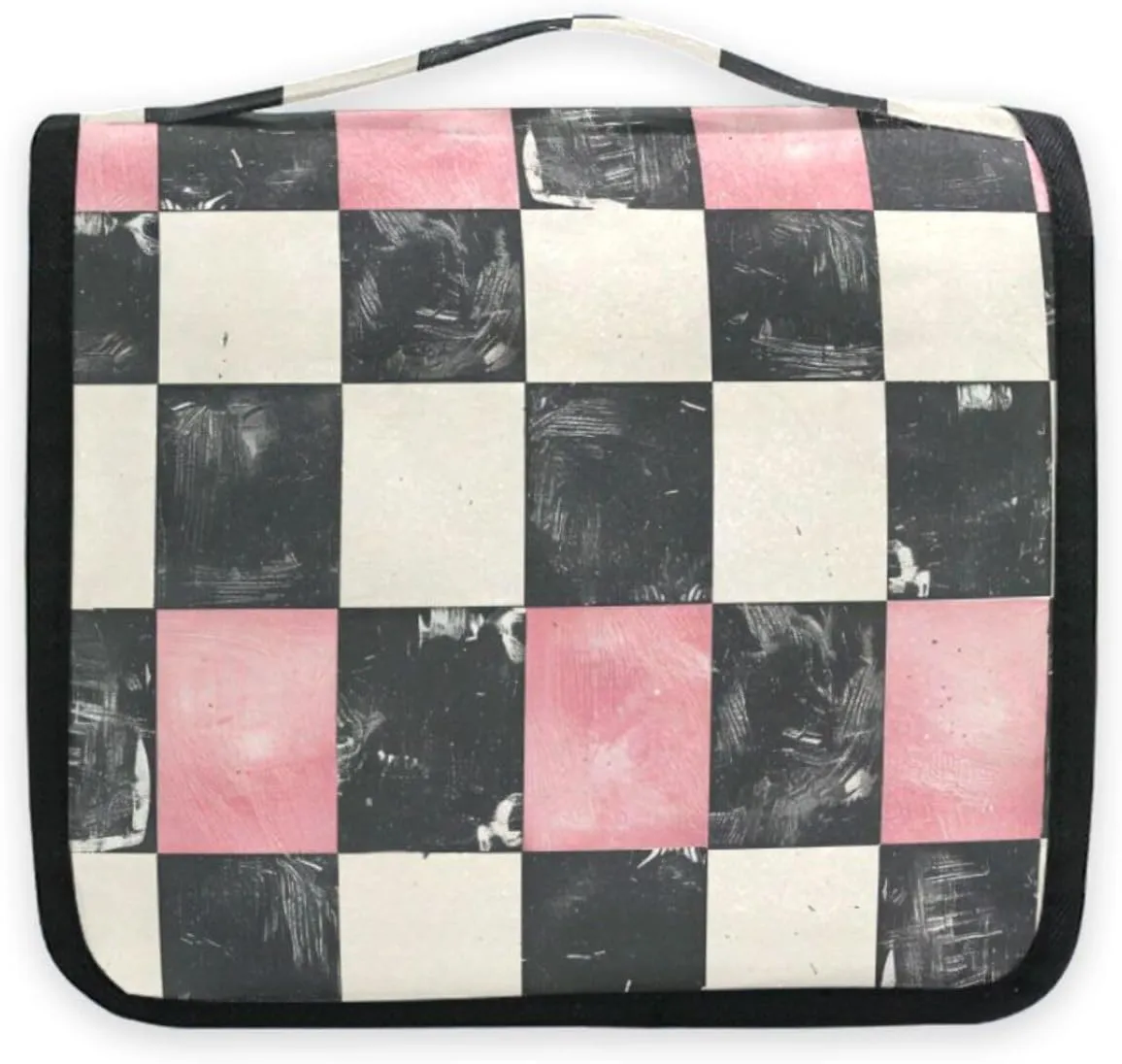 Hanging Toiletry Bag Diagram Of White Black and Pink Travel Makeup bag for Toiletries Portable Travel Toiletry Organizer Cosmetic Bags with Hanging Hook
