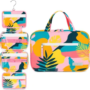 Hanging Travel Toiletry Bag — Designed in Hawaii — Water-resistant Travel Organizer for Bathroom Accessories