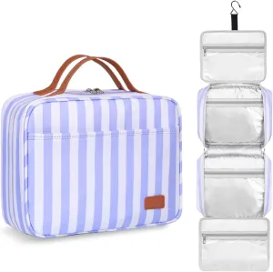 Hanging Travel Toiletry Bag for Women, Portable Toiletry Bag for Travel Size Essentials, Water-resistant Large Travel Makeup Bag with Hook for Toiletries, Cosmetics, Travel Accessories