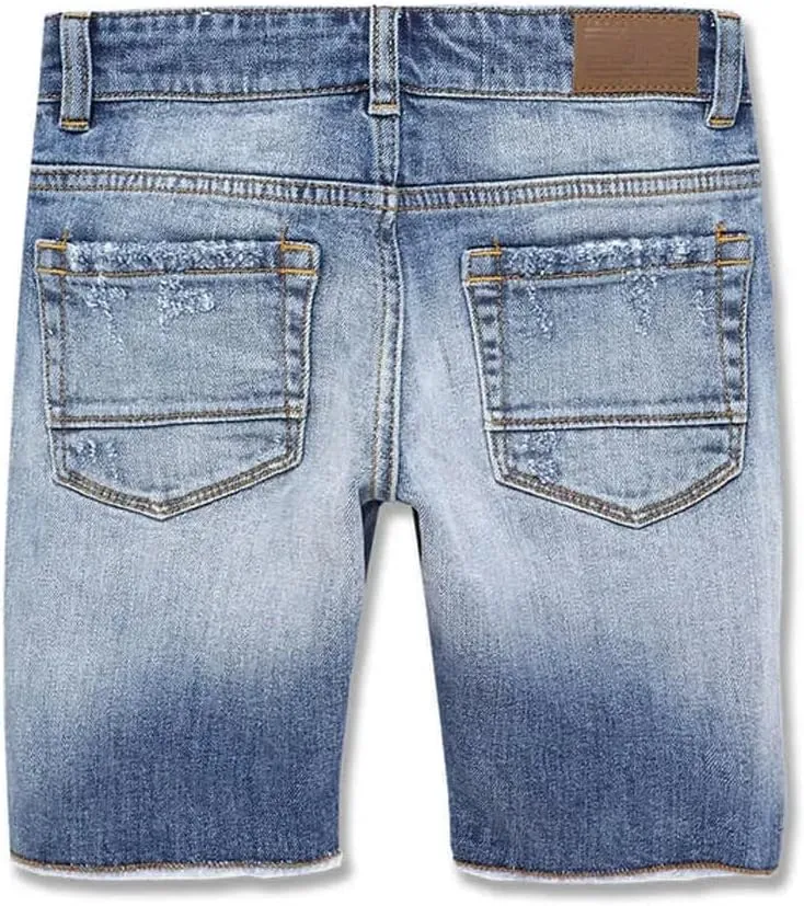 Hartford Denim Shorts (Medium Blue)