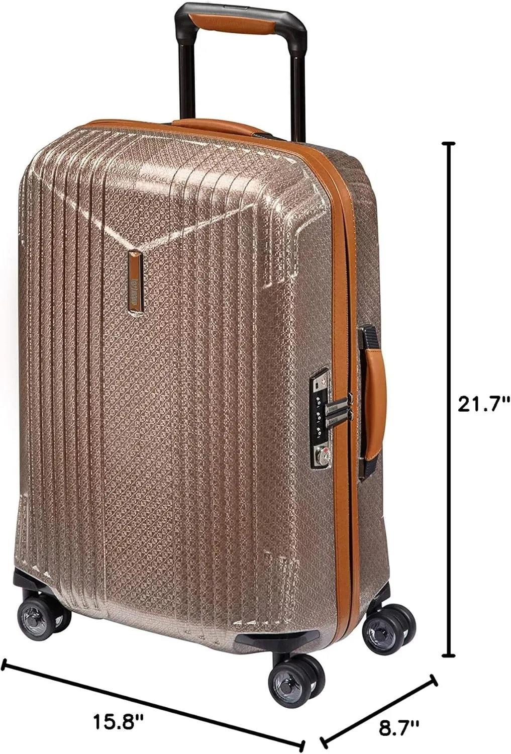 Hartmann 7R XL, Rose Gold/Tan Trim