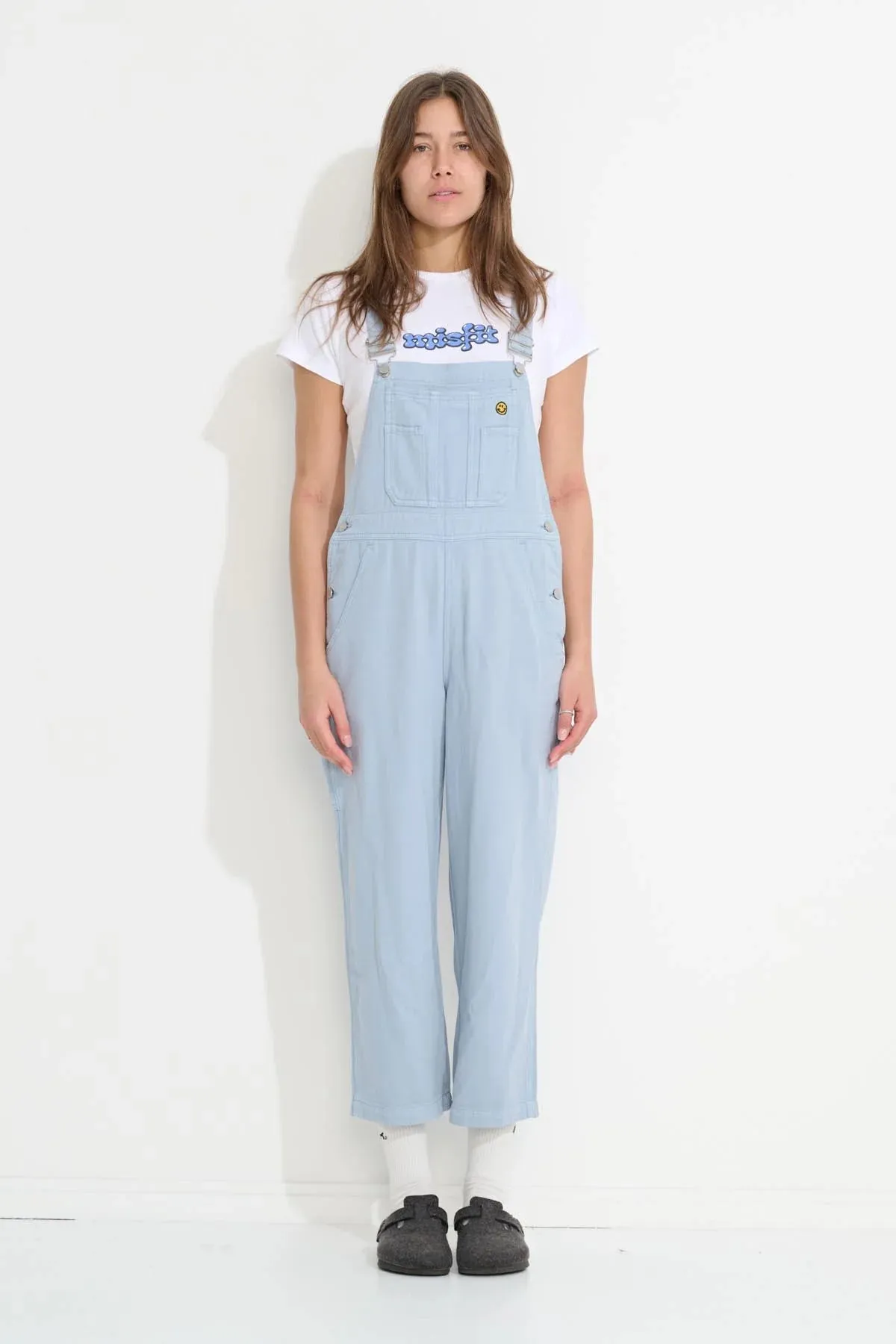Heavenly People Overalls - Dusty Blue