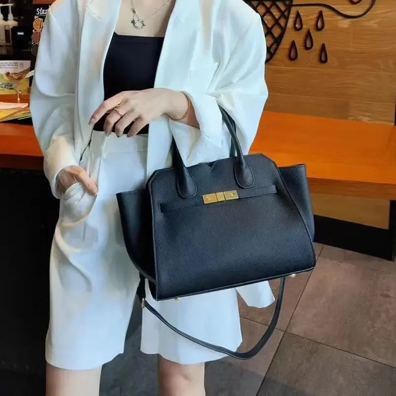 High-End Fashion Women's Leather Tote & Crossbody Bag – Elegant & Stylish Design