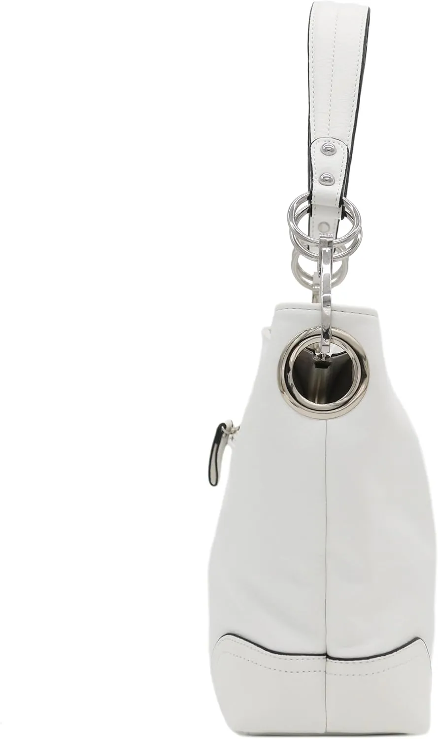 Hobo Shoulder Bag with Big Snap Hook Hardware