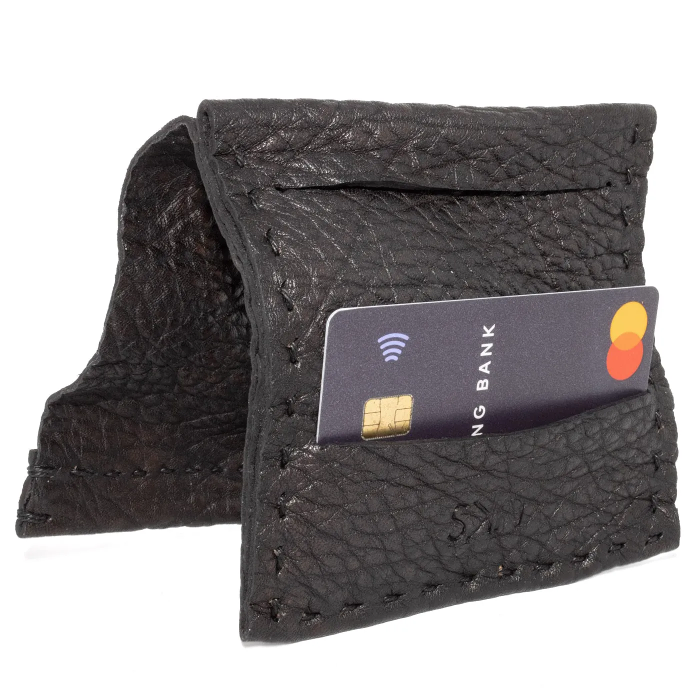horse shoulder leather bifold
