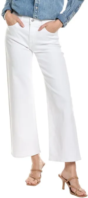 HUDSON Jeans Womens Noa White High-Rise Straight Ankle Jean, 27, White