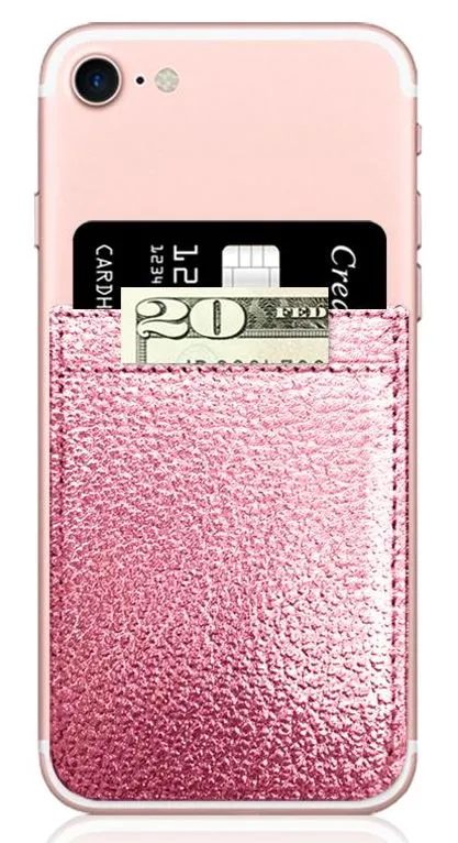 IDecoz Rose Gold Leather Phone Pocket RG427C