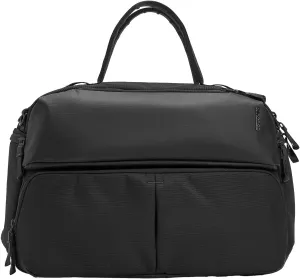 Incase A.R.C. Duffel with ReSpun 100% Recycled Polyester – 40L, Two-Way Zipper, Quick Access Pockets, 16” Laptop Storage Pocket, Travel Pass-Through, Adjustable Strap, Internal Organization, Black