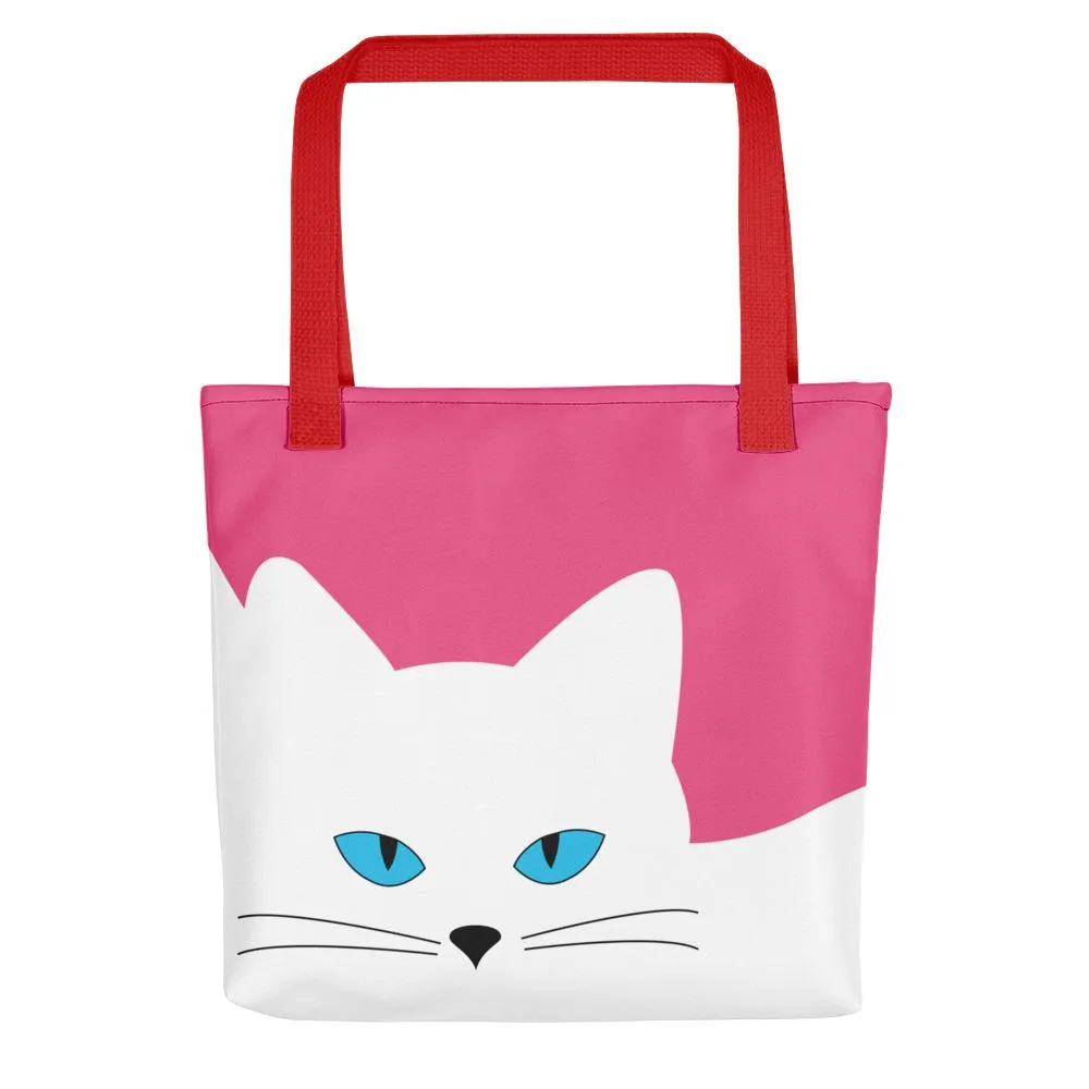 Inscrutable Cat 'Juicy Fruity Bubblegum' Tote bag