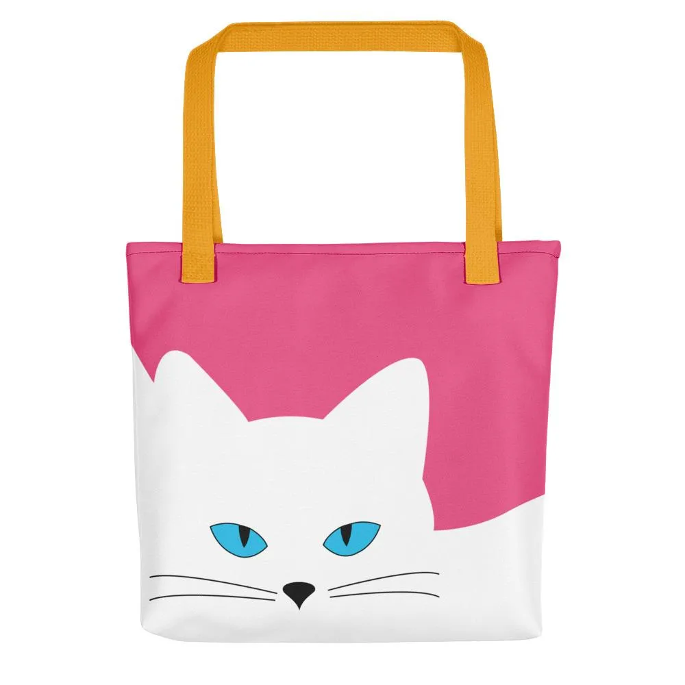 Inscrutable Cat 'Juicy Fruity Bubblegum' Tote bag