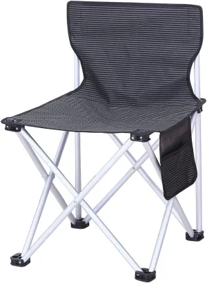 IRYZE Outdoor Chair Folding Camping Chair Camping Stool Portable Folding Chair for Outdoor Camping Fishing Hiking Beach Slacker Chair with Carry Bag Camping Chair Foldable Chair (Size : 45 * 48cm)