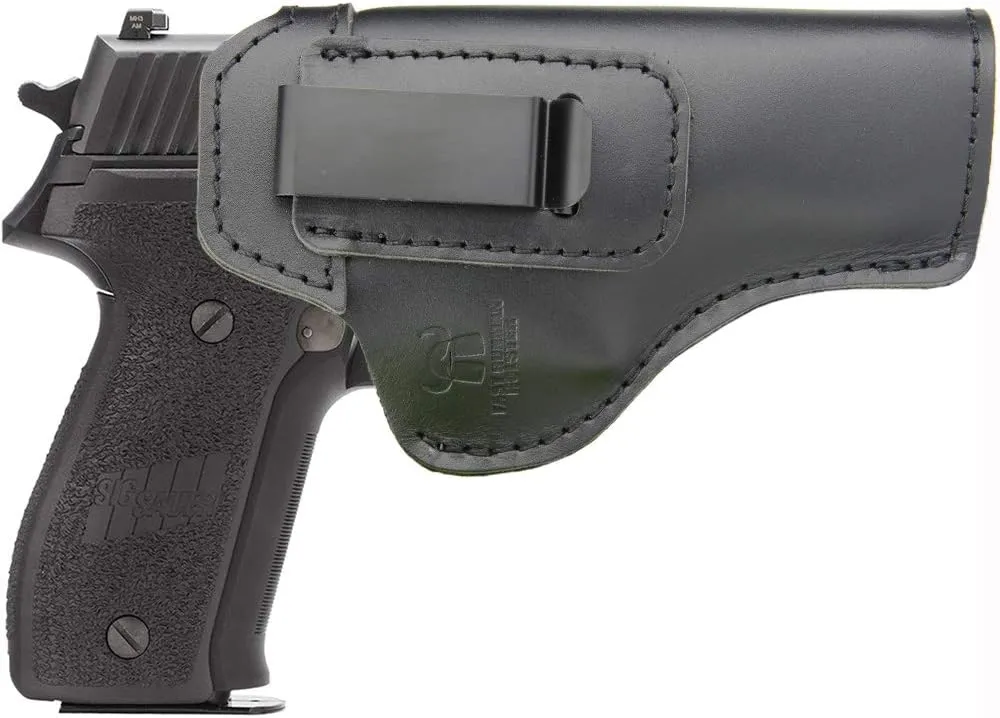 IWB Holster Leather for Inside Waistband Concealed Carry Fits: Sig sauer P220 P226 Full Size