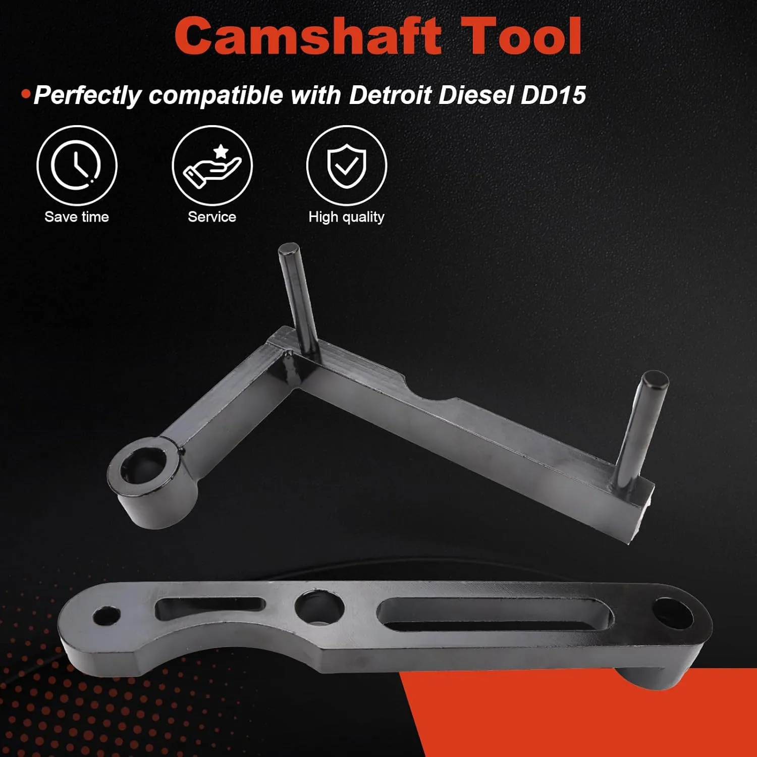 J-47487 for Detroit Diesel DD13 DD15 Crankshaft TDC Locating Tool Heavy Duty J-48630 Idler 3 Cantilever Tool （2PCS
