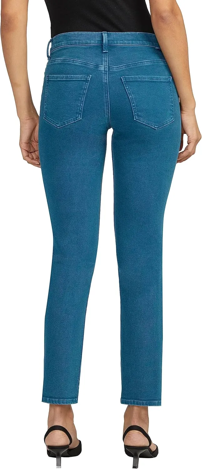 JAG Women's Cassie Mid Rise Slim Straight Leg Jeans & Pants-Legacy