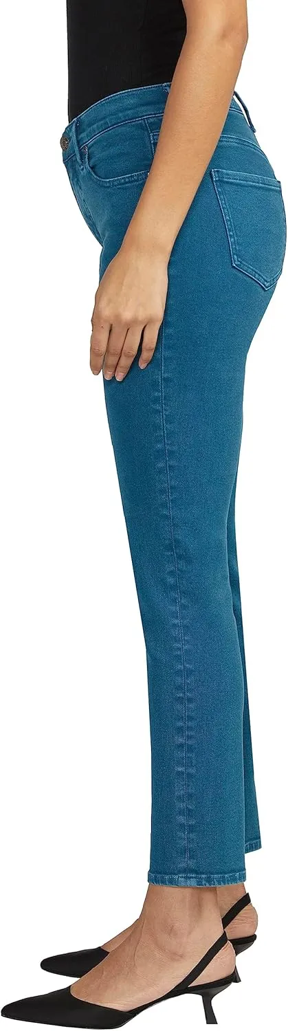 JAG Women's Cassie Mid Rise Slim Straight Leg Jeans & Pants-Legacy