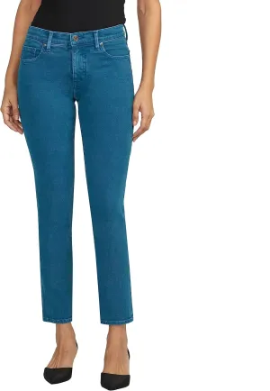 JAG Women's Cassie Mid Rise Slim Straight Leg Jeans & Pants-Legacy