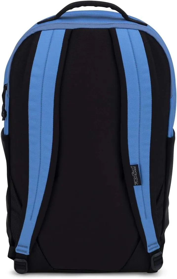 JanSport Inbound Pack – Large Main Compartment, Dual Water Bottle Pockets, and Dedicated 15-Inch Padded Laptop Pocket, Elemental Blue