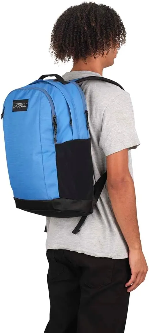 JanSport Inbound Pack – Large Main Compartment, Dual Water Bottle Pockets, and Dedicated 15-Inch Padded Laptop Pocket, Elemental Blue