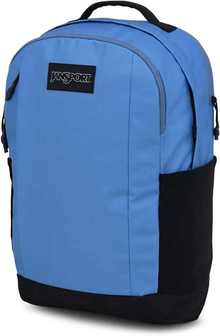 JanSport Inbound Pack – Large Main Compartment, Dual Water Bottle Pockets, and Dedicated 15-Inch Padded Laptop Pocket, Elemental Blue
