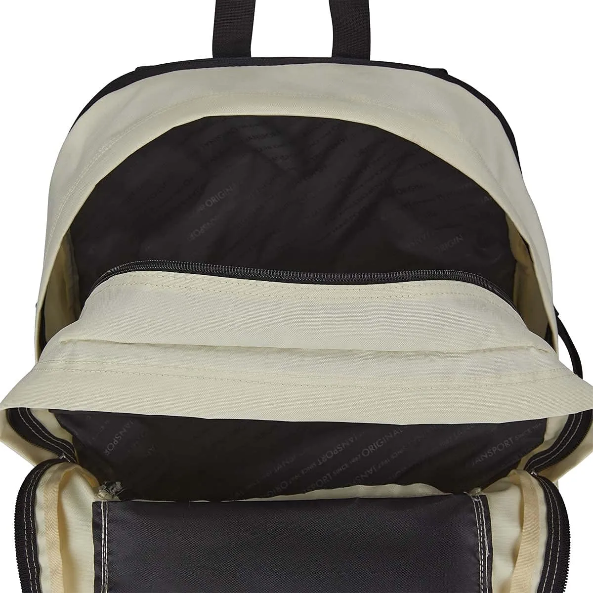 JanSport Main Campus Backpack - Travel or Work backpack w 15-Inch Laptop Sleeve and Dual Water Bottle Pockets, Coconut