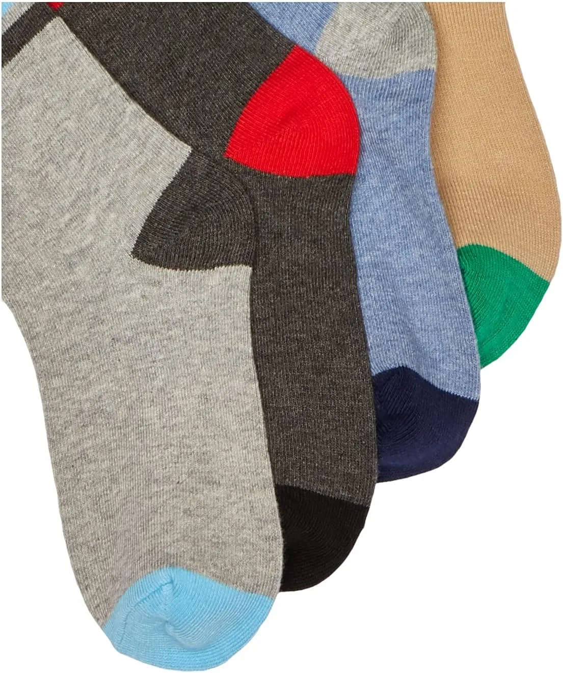 Jefferies Socks Boys' Multi Stripe Crew Socks 6 Pack